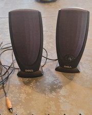 Genuine Dell A125 model Left and Right Side Desk Top Computer Speakers