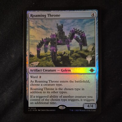 1x Roaming Throne FOIL - PROMO PACK - NM/M LCI MTG Magic