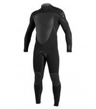 O'NEILL Men's 3/2 PSYCHO FREAK Zen-Zip Wetsuit - BLK/BLK/BLK - Small - NWT