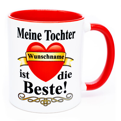 Meine Tochter Tasse Geschenk Lieblings Geburtstag Ostern Weihnachten Idee Kinder