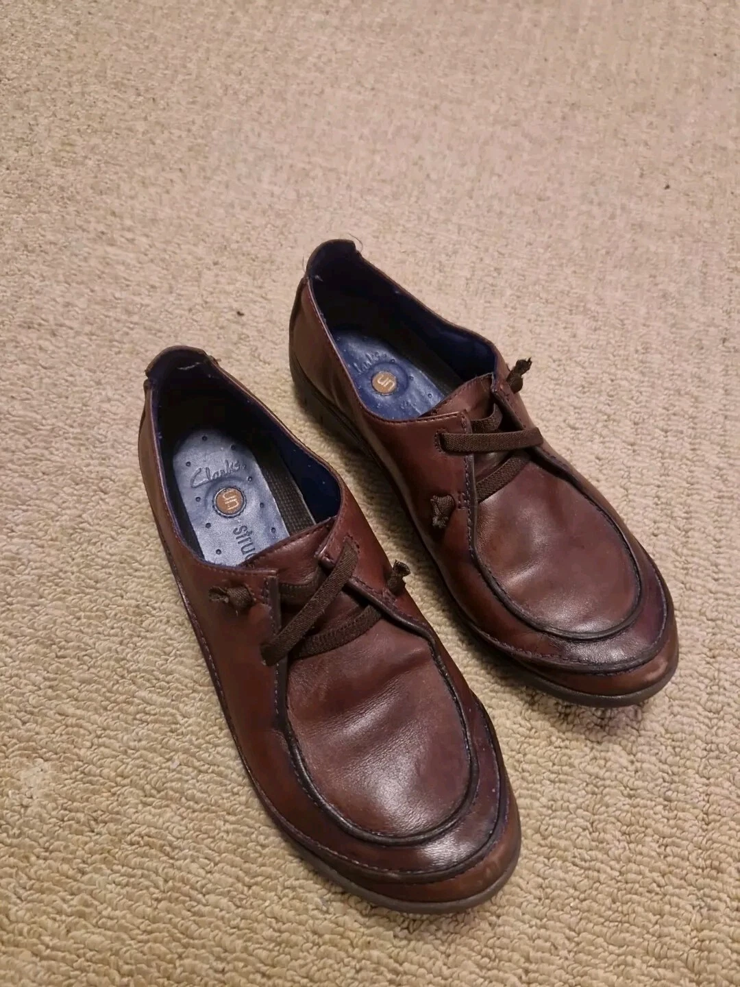 SCARPE CLARKS DESTRUTTURATE 6 5 D ballerine in pelle slip on