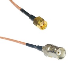 RG316 RP-SMA MALE to BNC FEMALE RF Cable Rapid-SHIP LOT