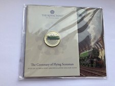 2023 THE FLYING SCOTSMAN COLOUR  TWO 2 POUND COIN PACK BU UNC