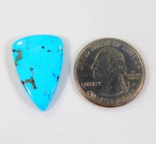 12.85 Ct Natural Kingman Turquoise Fancy Cabochon Gemstone Navajo E0=372