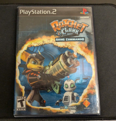 Ratchet & Clank Going Commando (PlayStation 2, 2003) No Manual | Tested/Working