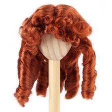 Synthetic Mohair Monique Carrot Red Breanna 7"-8" Doll Wig