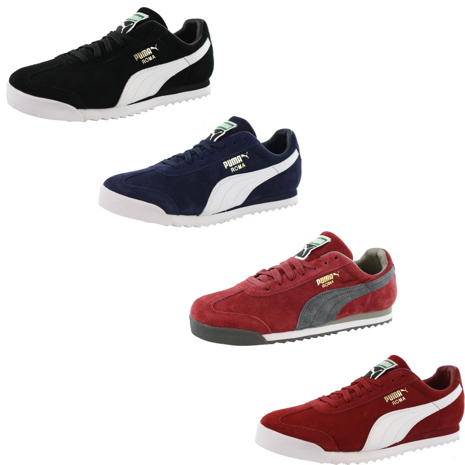 PUMA MEN'S ROMA SUEDE CLASSIC RETRO SNEAKERS