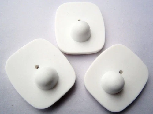 100PCS Anti Theft Clothing Store EAS 8.2MHz Square Security Hard Tag - Picture 1 of 2