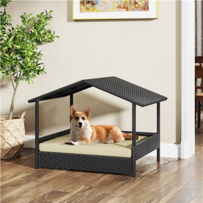 Wooden Dog Raised Dog Beds For Kennels Cooling Mat For Dogs