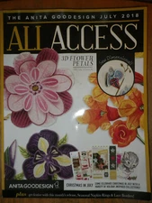 JULY  2018 Anita Goodesign ALL ACCESS VIP Club   Embroidery Design CD & BOOK