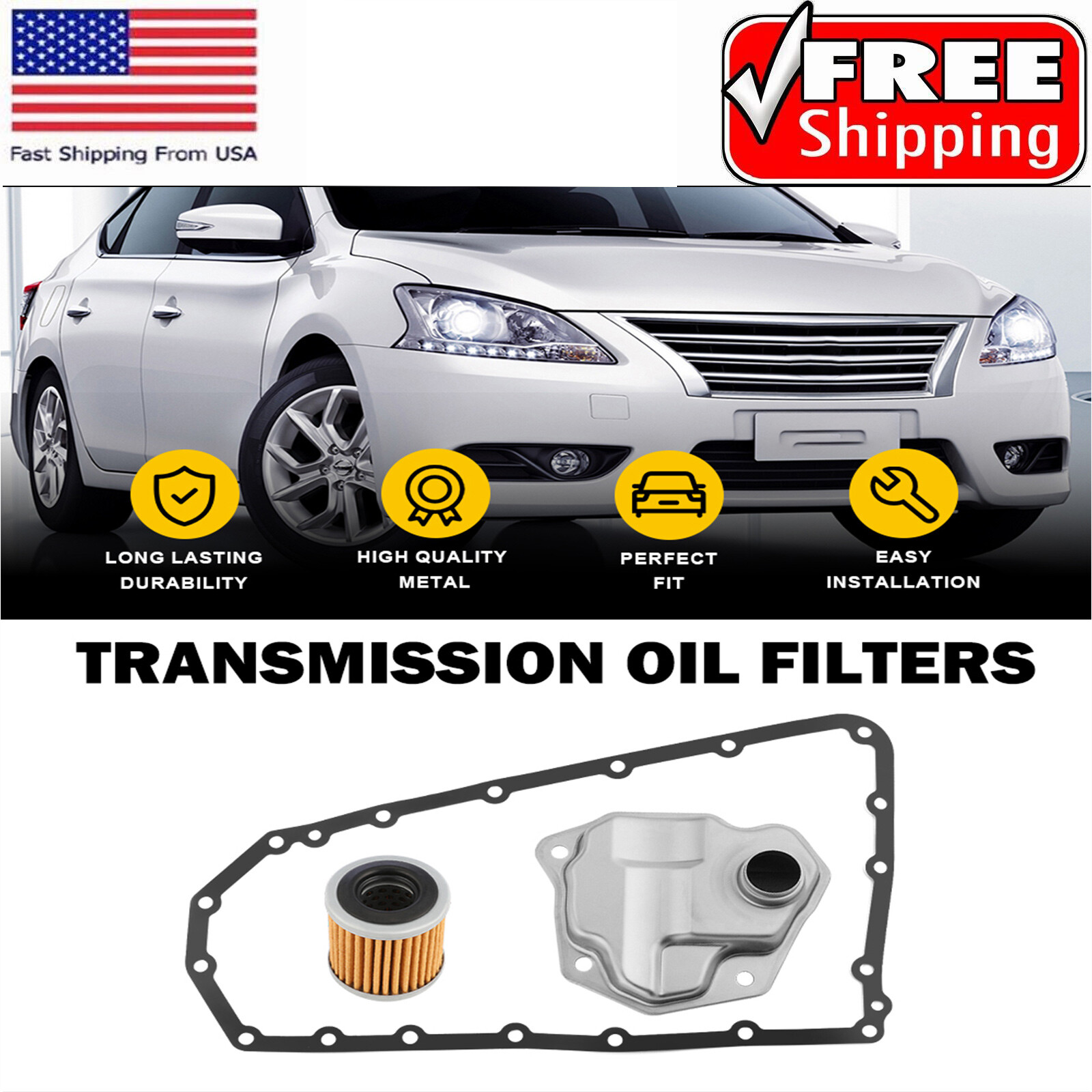 Mitsubishi Lancer 2008-2015 Transmission Filter Gasket & Oil Cooler Kit