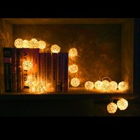 Rattan Light4.5m/14.8ft 20 Bulbs Plug-in Rattan Lights Thailand Sepak Takraw ... on sale Rattan Light4.5m/14.8ft 20 Bulbs Plug-in Rattan Lights Thailand Sepak Takraw ... on sale