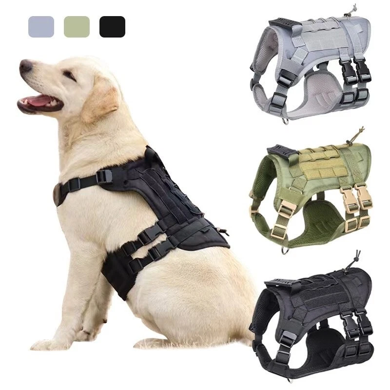 Tactical Dog Harness with Handle No-pull Large Military Dog Vest US Working Dog - Image 2 of 4