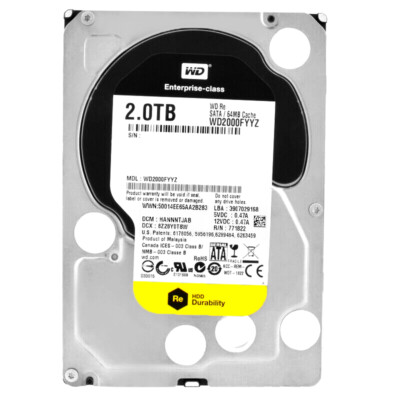 Western Digital Black Re 2TB WD2000FYYZ 64MB 7200U/min Sata III 3,5'' Zoll