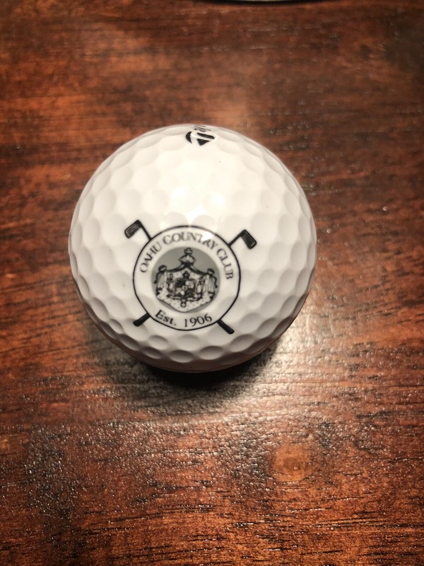 Oahu Country Club souvenir Golf ball