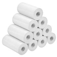 10 Rolls Mini Thermal Label Sticker Paper Printer Strip Printing Labels