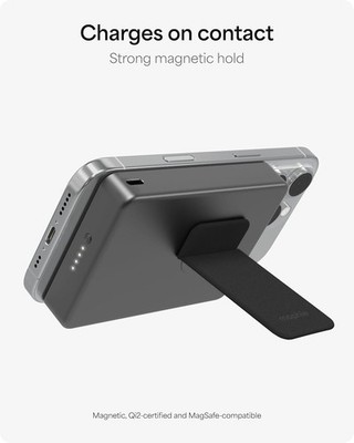 NEW Mophie Powerstation Wireless Stand 10K, 10,000 mAh for iPhone, MagSafe, Qi2