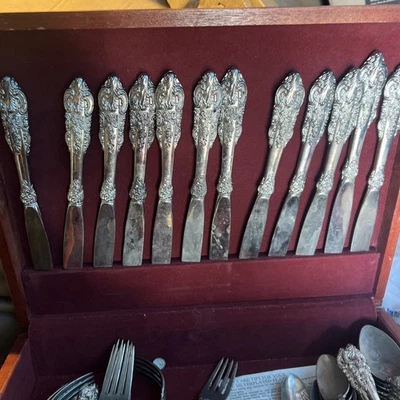 Godinger Baroque In Antique Us Silver-Plated Flatware for sale | eBay