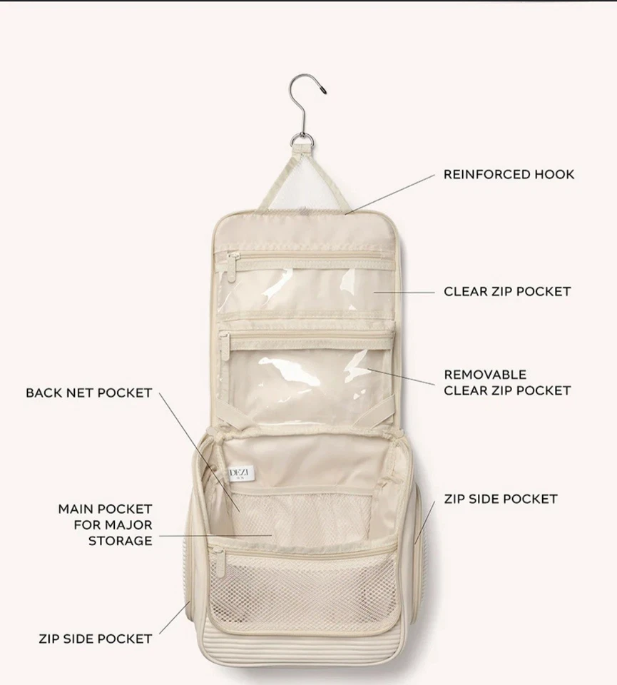 Dezi PACK IT ALL Multi-Purpose Hanging Travel Bag NWT - Image 3 of 3