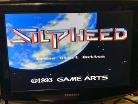 Silpheed (Sega CD, 1993) Authentic Tested Game Disc & Manual