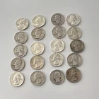 Washington Silver Quarters Lot 1940-1950 Circulated US Coins 25C