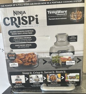 Ninja CRISPi portatif 4-in-1 Air Apéritif 1500W 4 Qt Verrerie 450°F
