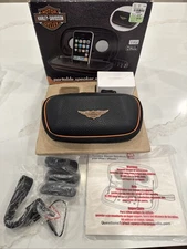 Harley Davidson Motorcycles Portable Speaker System For iPod Or iPhone HDP29