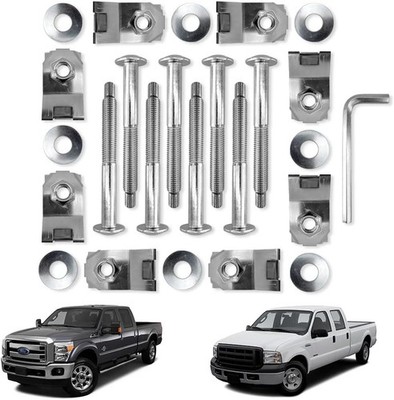 F250 F350 F450 Bed Bolts Truck Mounting Bolt Nut Hardware Kit Hardware fit for