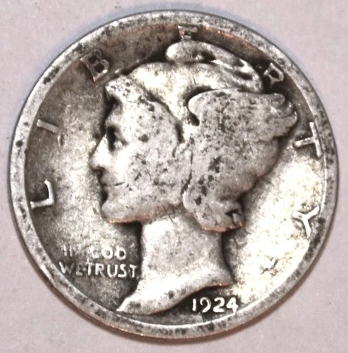 1924-S Mercury Dime - Good - #2407AT