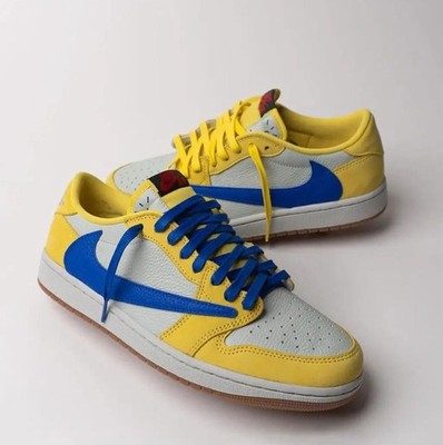 Nike Air Jordan Low OG Travis Scott Canary Yellow Größe 44