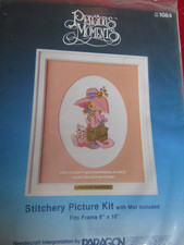 PRECIOUS MOMENTS Vintage GOD COULDN'T BE CREATED MOTHERS Embroidery Kit - 1980's