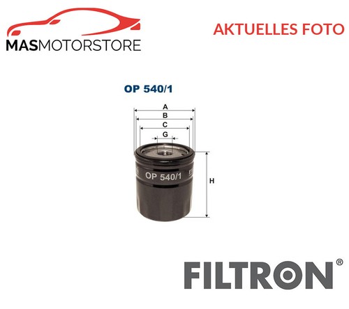 MOTOR ÖLFILTER FILTRON OP540/1 P FÜR CHEVROLET EPICA 2.0 2L 105KW