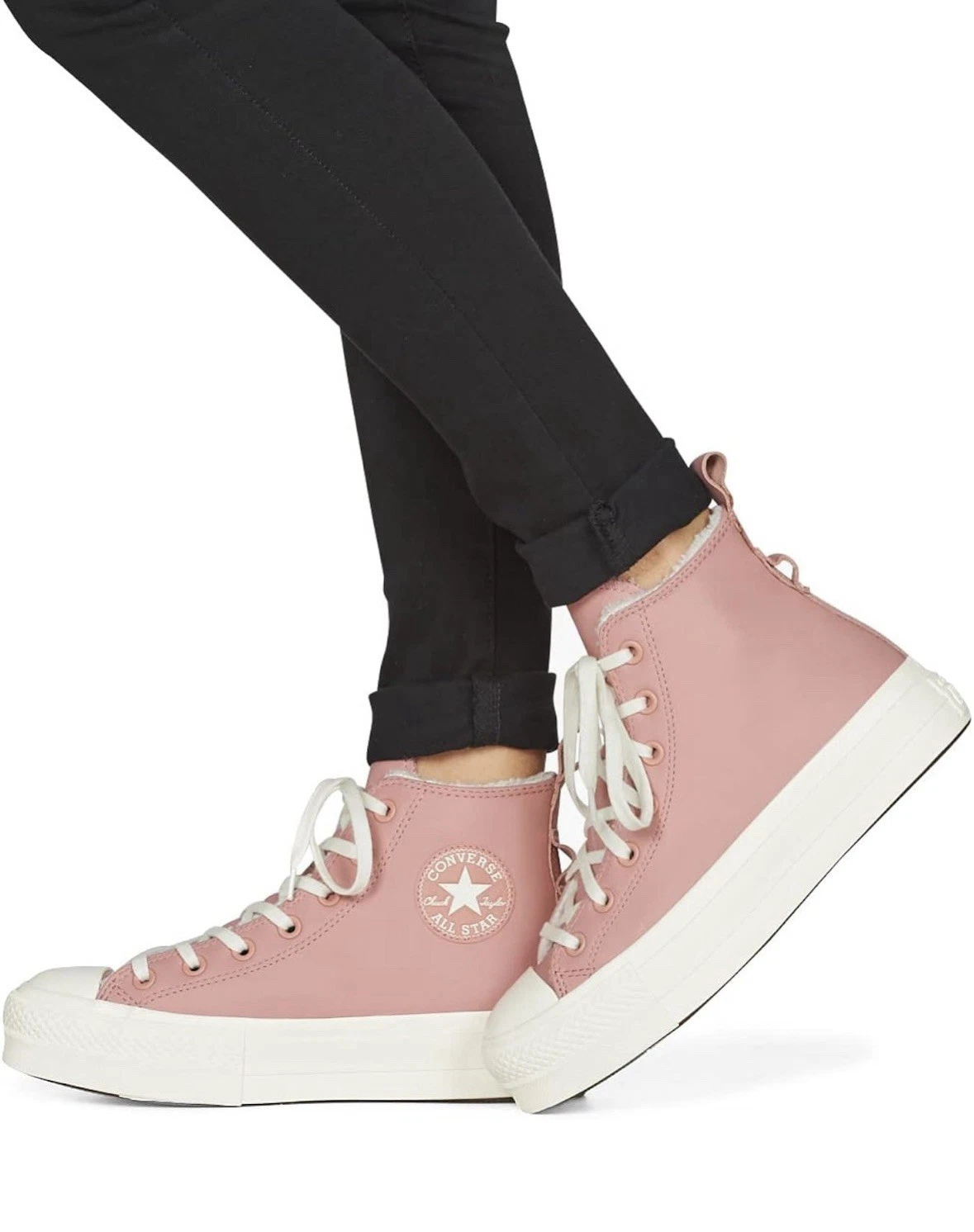 Taglia 6 5 Converse Chuck Taylor All Star Lift Platform rosa ruggine alta