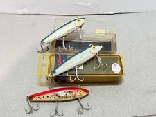 3 L&S Mirrolures 2 With Boxes Trout And Blue Chrome
