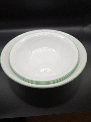 Vintage Corelle Fresh Cut?/Summer Blush? Lot 3 Coupe Bowls 1 Serving Bowl