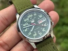 Vintage 📌 Seiko5 7S26  Dial Thai Numbers green face show the machine Mod