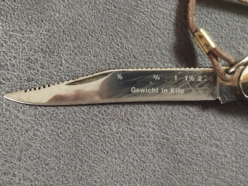 Puma Messer Anglermesser von 1989 - Bild 3 von 4