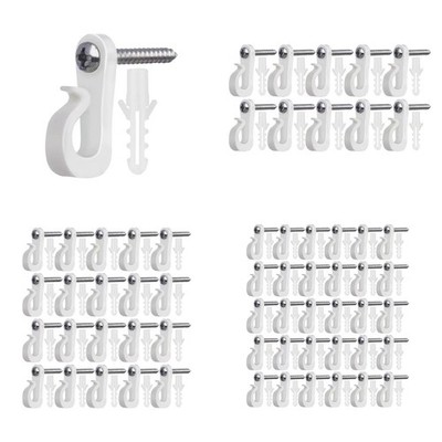 Sturdy Plastic Materials Hook for Easy to Hanging of Seasonal Decorations