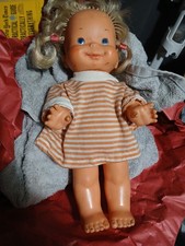 Ideal WHOOPSIE Doll with Raising Pig Tails and Squeaker! WORKS! 1978 Vintage Toy