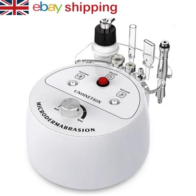 3 in 1 Diamond Microdermabrasion Dermabrasion Facial Skin Peel Vacuum Machine UK - Image 1 of 4