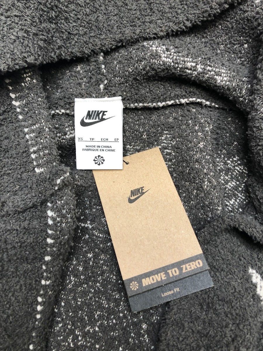 Nike Sportswear Phoenix Cozy Boucle Loose Long Knit Cardigan Grey