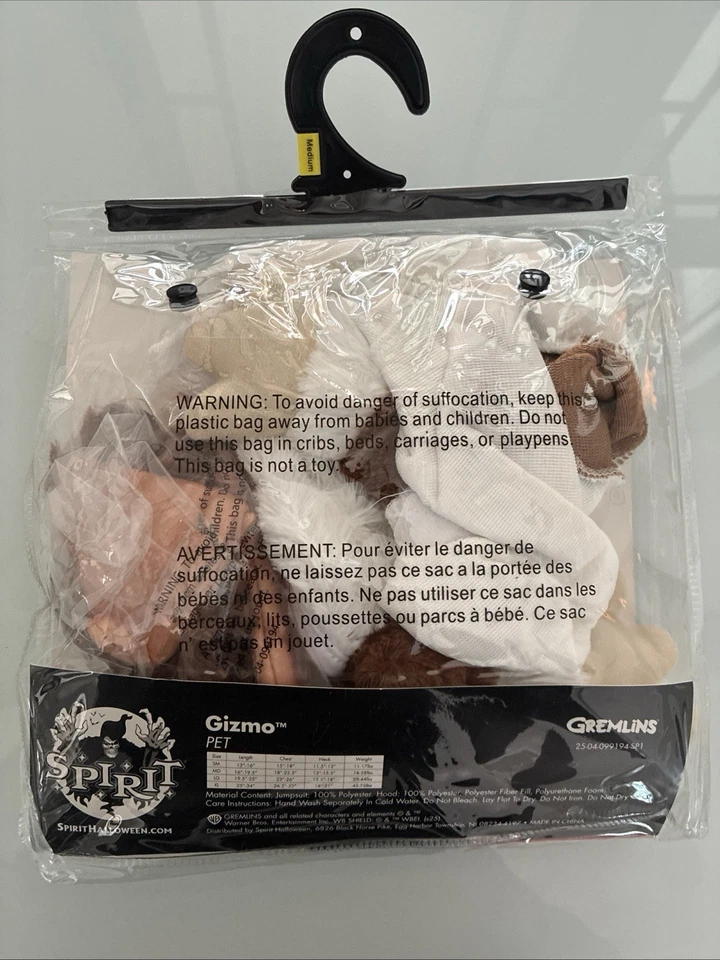 [01650886] Disfraz Espíritu Halloween Gizmo Mascota Perro - Los Gremlins Tallas Varían Foto 2 de 2