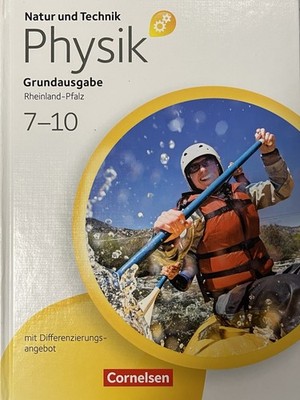 Cornelsen Natur & Technik Physik RP 7 10 m. Differenz. ISBN 9783060110438