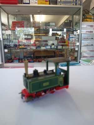 Egger-Bahn ???  MADE IN FRANCE DAMPFLOK  ,, STEATITE  ,, GUTER Zustand H0e 1:87