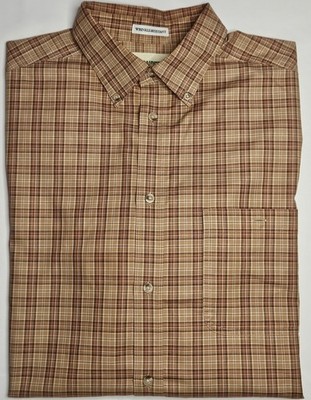 Mens Gander Mountain Long Sleeve Plaid Button Up Shirt Size Large - NICE