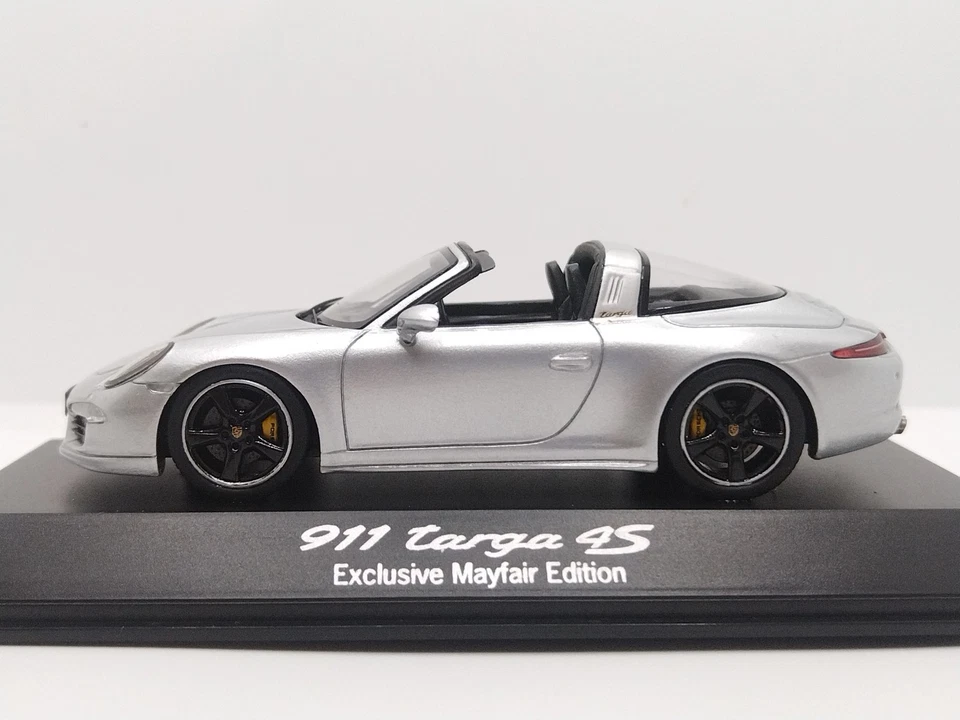 Spark 1/43 Exclusive Mayfair Edition Porsche Carrera Targa 4S 991 2014. Wow Rare - Image 3 of 4