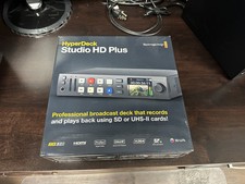 Blackmagic Design HyperDeck Studio HD Plus Professional Broadcast Deck