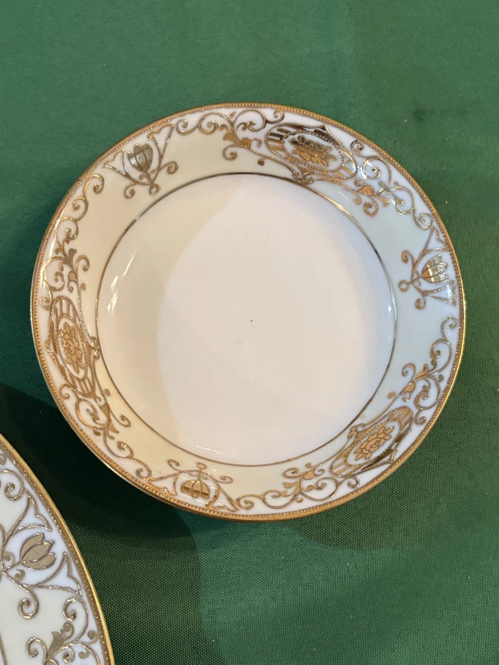 Bola de Navidad Noritake de colección China - Juego de tazón y plato de 6 piezas - Imagen 4 de 4