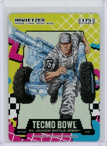 2026 Bo Jackson Battle Arena Tecmo Bowl HOWIETZER HOWIE LONG FOIL RD416