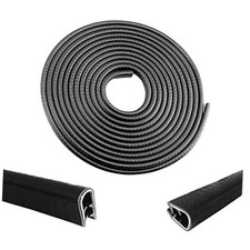 16.5Ft Car Door Edge Guards - Universal Fit Door Edge Protector, 16.5FT Black